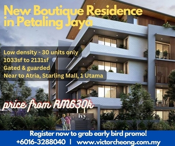 New Launch Boutique Residence in PJ