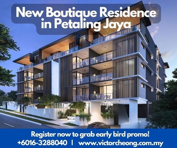 New Low Density Boutique Residence in Petaling Jaya