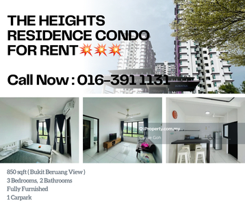 The heights residence condo with fully furnished