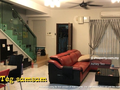 Fully Furnished & Renovated 30x55 Cluster Semi D @ Setia Impian 5