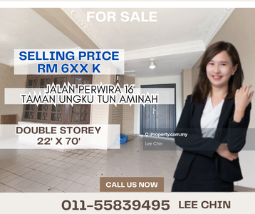 Jalan perwira ungku tun aminah double storey fully renovated for sale