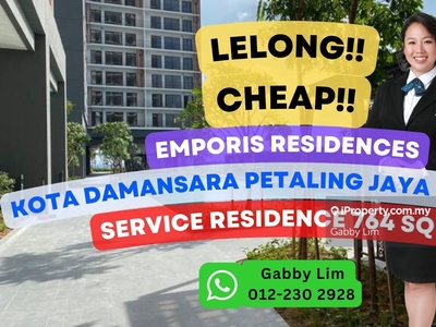 Lelong Super Cheap Service Residence @ Emporis Kota Damansara PJ Sel