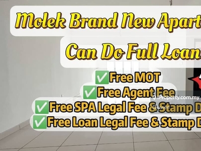 Molek brand new Freehold apartment, can do full loan and free all fee