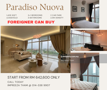 Paradiso Nuova Limited Fully Furnished @ Zero Downpayment
