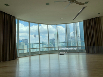 Partially Furnished High Floor 360 Degree KL City View Unit For Sell