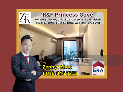 R&F Princess Cove Dual Key Unit Fully Furnished For Sale