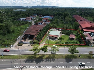 Sandakan Road Frontage Land & Building - Jln Lintas Sibuga Mile 8