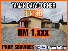 Taman Daya Corner House Newly Paint Good Condition