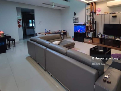 Fully Reno Extend Bukit Raja Fuego Double Storey Superlink for Sales