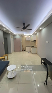 Renovated unit with 1 partition room fully furnish