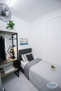Single room with fans rent at Salvia Apartment