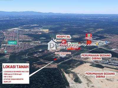 Industrial Land For Sale at Bandar Baru Seri Iskandar