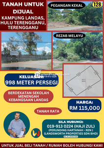 Residential Land For Sale at Hulu Terengganu