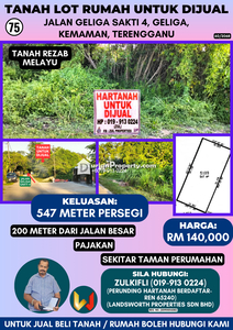 Residential Land For Sale at Taman Geliga