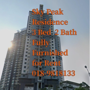 Sky Peak Residence 3 Bedroom for Rent