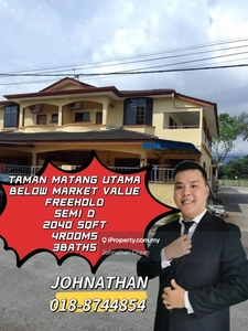 Below Market Value Freehold Semi D Simpang
