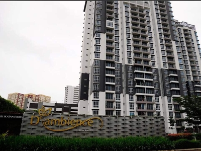 D'ambience Residence Permas Jaya Partial Furniture For Rent / 3bed near ciq