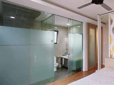Eve Suite 2-Rooms Condo with Ceiling Fans Beside LRT Ara Damansara