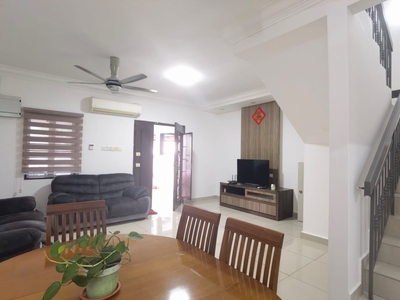 Fully furnished 2 storey terrace house setia indah for rent