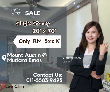 Mount austin mutiara emas single storey link house for sale