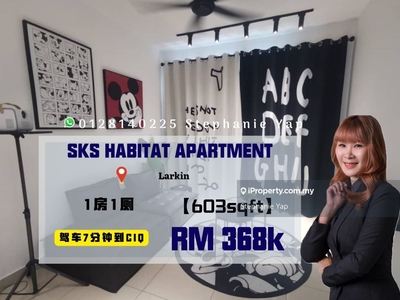 Sks habitat Apartment, Larkin, 5min drive to ciq, 1bed, High floor