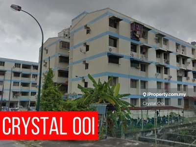 Taman Koperasi Jelutong For Rent with Basic Furnished of Light & Fan