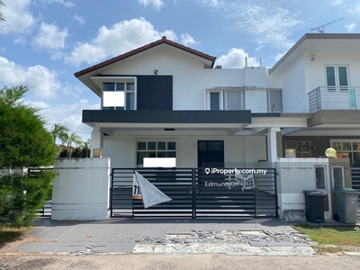 Taman Ponderosa Double Storey Semi D End Lot with Partial Furnished