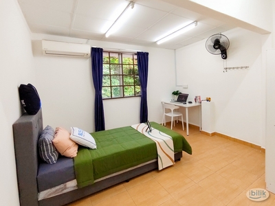 ✨Taman Connaught✨Jalan Cerdas, Fully Furnish Single Bedroom With Aircond, 2Mins walk to pasar malam, UCSI Uni, MRT