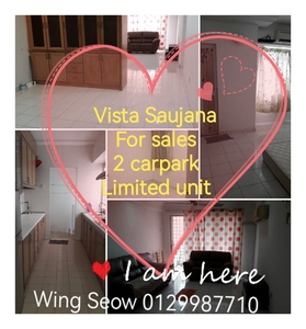 2 carpark @ Vista Saujana Apartment Wangsa Permai kepong aman Puri Full loan