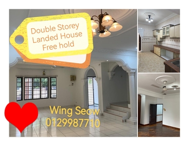 2 Two DouBle Storeys Landed Terrace House Bukit Rahman Putra Sungai Buloh For sales freehold renovated