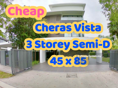 3 Storey Corner Semi-D @ Cheras Vista Land Area 45 x 85
