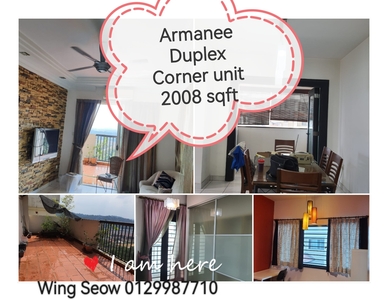 Armanee Duplex Condominium Corner unit Superb below market Price for Sale 2008 sqft damansara damai