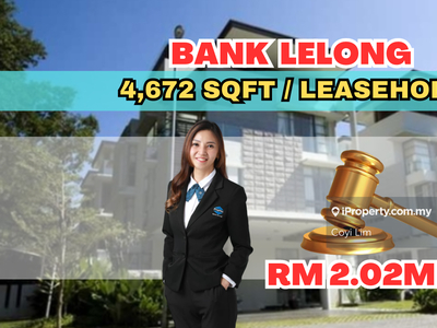 Bank Auction Save Rm 980k @ The Valley Bukit Indah