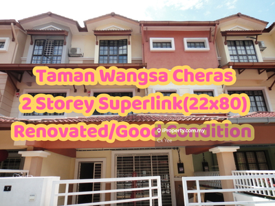 Cheapest/Good Condition 2.5 Storey Superlink @ Taman Wangsa Cheras