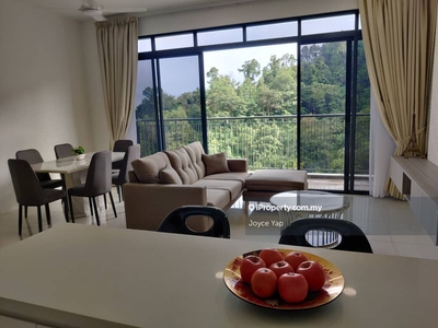 Forest view unit! amazing forest green view! fully furnished!