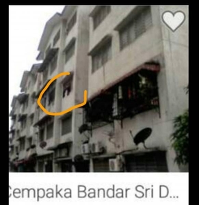[Freehold] Sri Cempaka Apartment, Bandar Sri Damansara, Kuala Lumpur dekat [MRT] dan Sekolah ,level 2