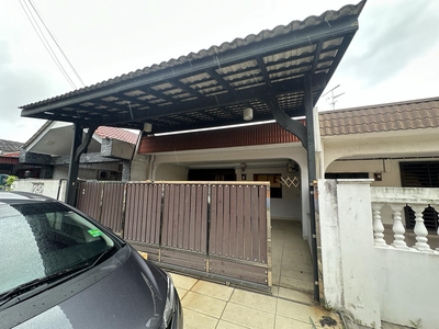 Taman Kempas Single Storey Renovated House FOR SALE (Unblock View) Kitchen Fully Extended