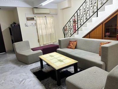 Taman Mastiara Jalan Ipoh 2 Storey Terraced Landed House Fully Furnished for Rent