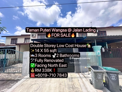 Taman Puteri Wangsa Double Storey Low Cost House Renovated For Sale