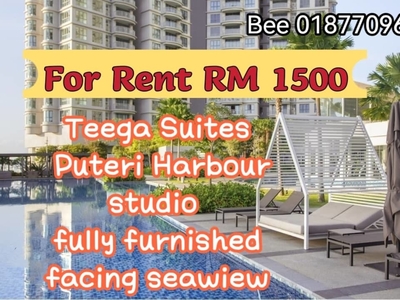 Teega Suites Puteri Harbour Studio Fully Furnish Seaview