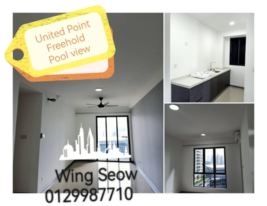 United Point Service Residence Condominium @ Segambut Sri Sinar Kepong For Sales Pool View low floor