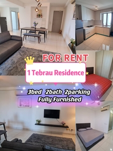 1 Tebrau Residence 3bed 2bath Fully Furnished