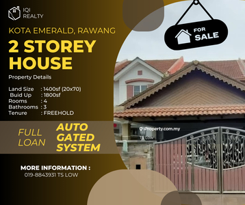 Amethyst 2 , 2 Storey House @ Kota Emerald, Rawang for Sale, Reno Unit