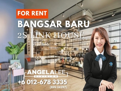 Bangsar Baru 2-Storey link House Potential Commercial Usage for Rent