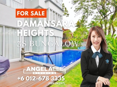 Damansara Heights Guarded 3-Storey Pool Bungalow for Rent