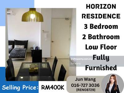 Horizon Residence @ Bukit Indah, Fully Furnished, 3 Bedroom, Low Floor