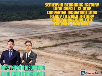 Industrial Land for sale in Semenyih