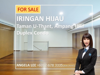 Iringan Hijau, Taman U-Thant Duplex 3,304sf 3 Bedroom Condo for Sale