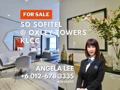 So Sofitel @ Oxley Towers KLCC 956sf 2 bedroom - Dual Keys for Sale