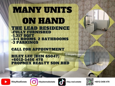 The Lead Residences Branded Furnishing 3 Rooms & 2 Bathrooms